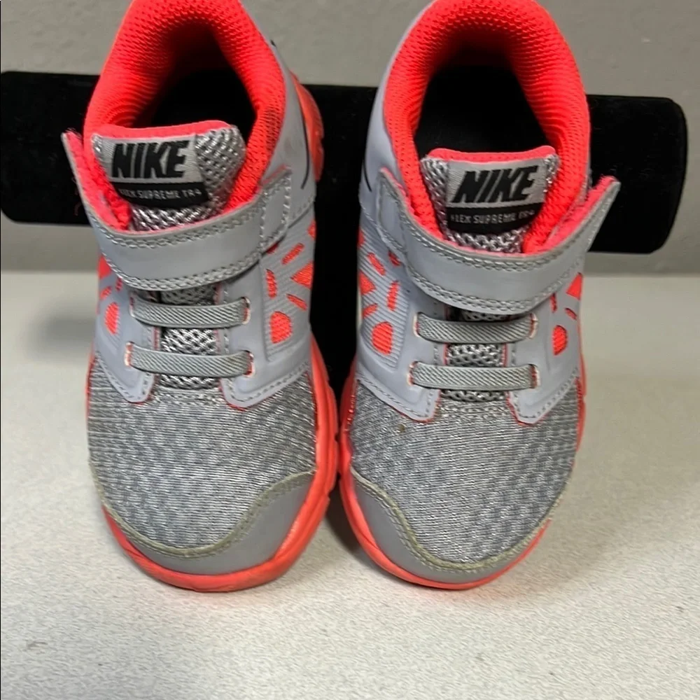 Nike Gray and orange Athletic Sneakers